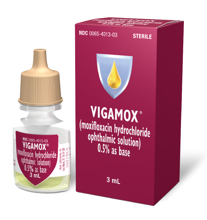 VIGAMOX packaging